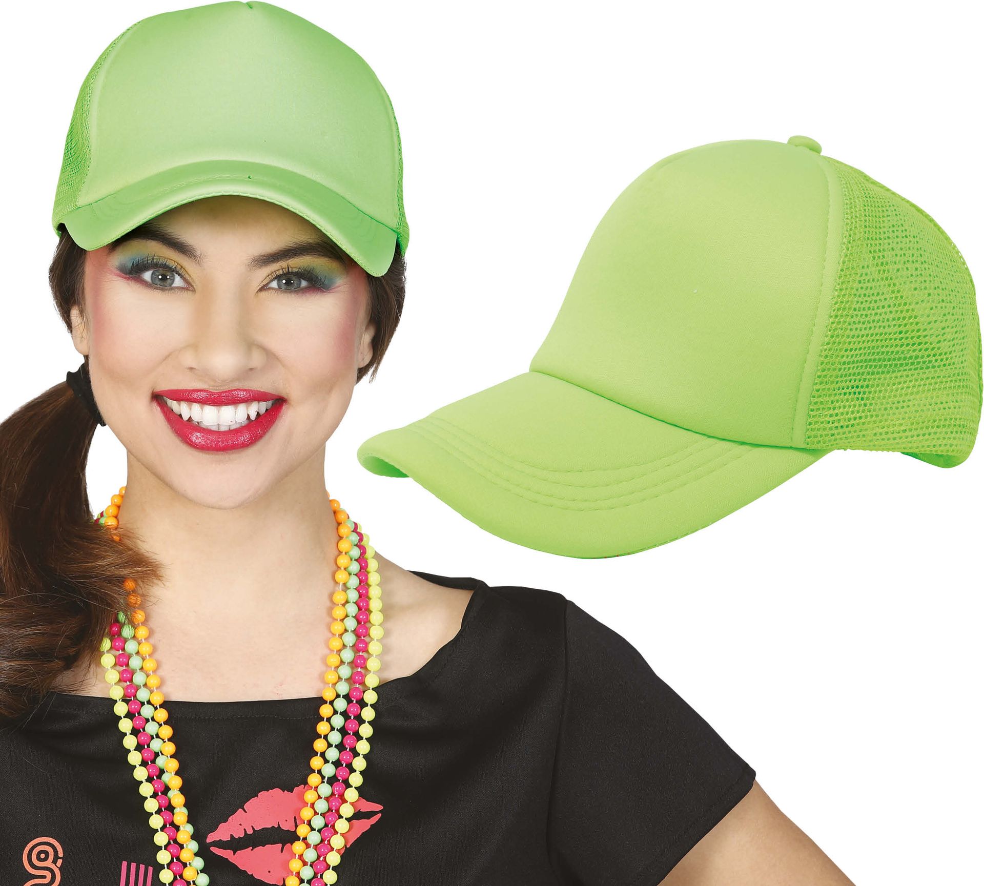 Neon Groene 80's Pet