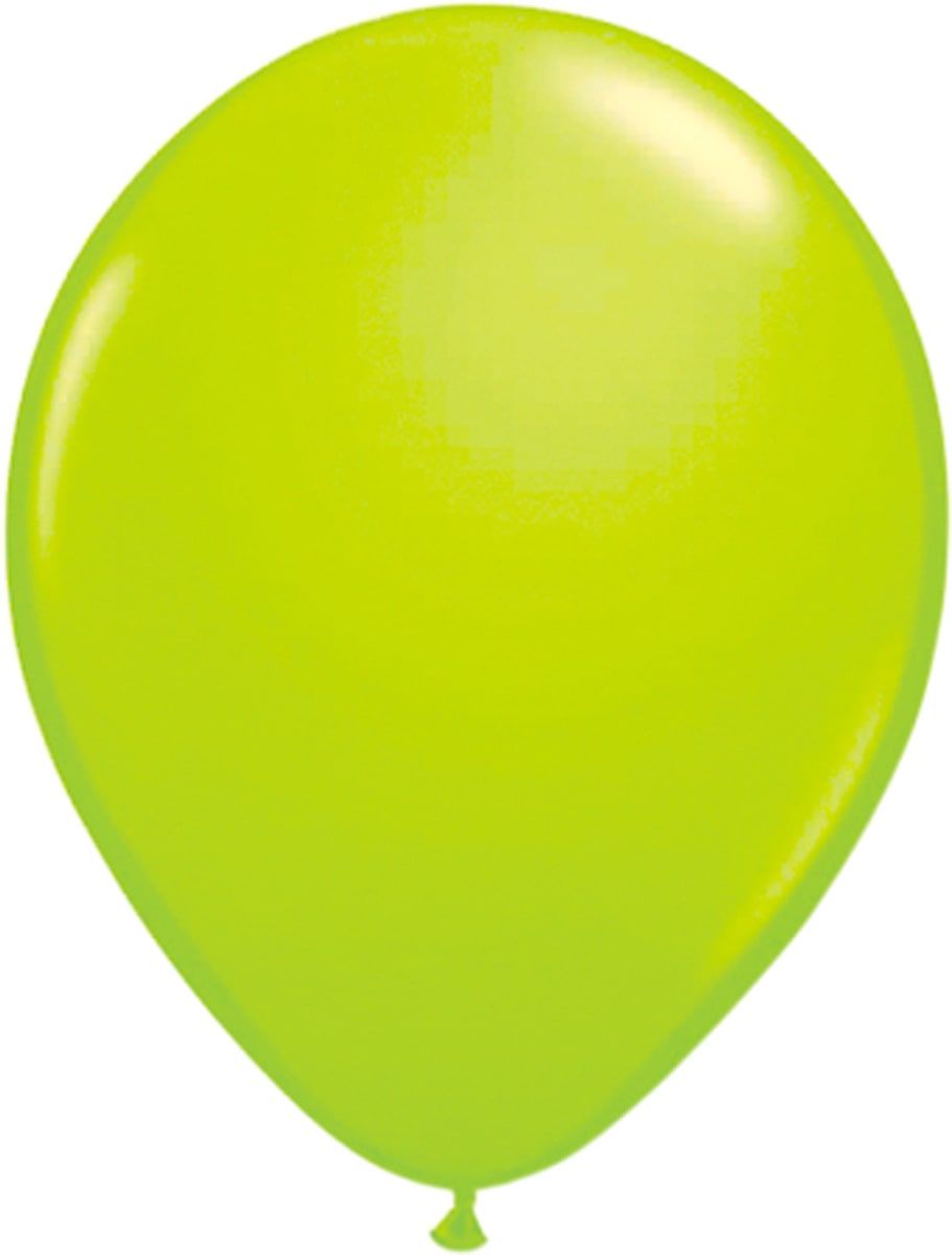 Neon groene ballonnen 8 stuks