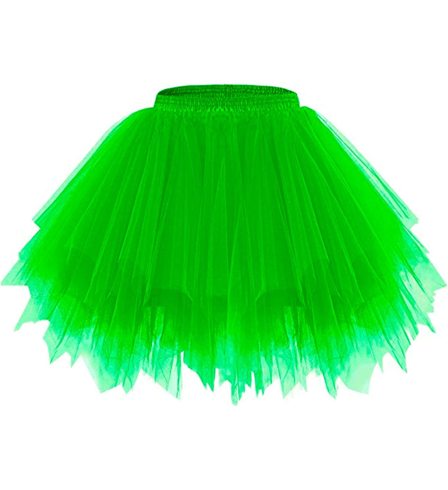 Neon Groene Dames Tutu met Binnenzak