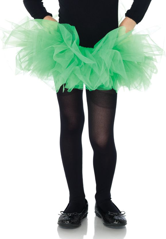 Neon groene danseres tutu meisjes