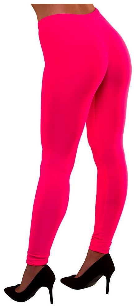 Neon leggings roze