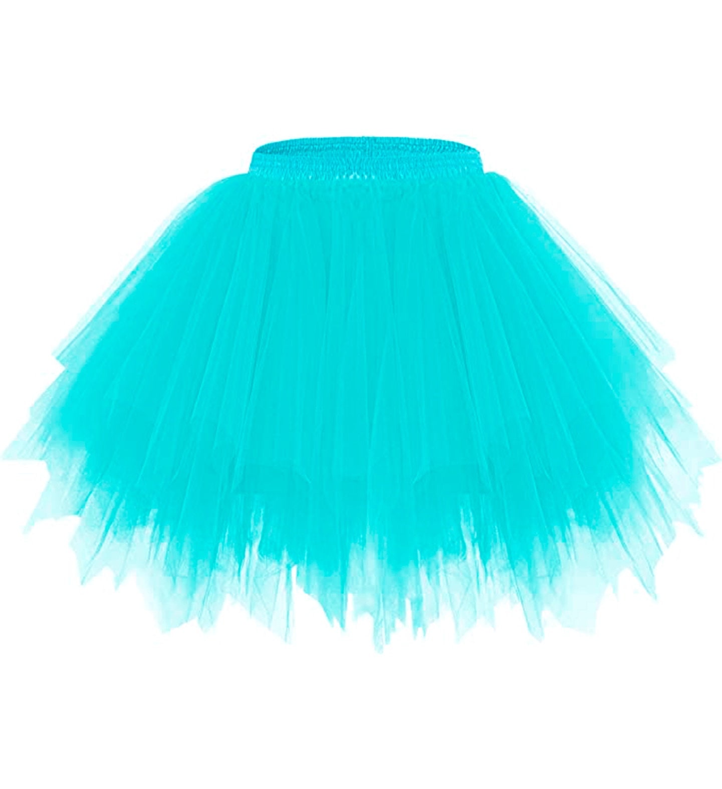 Neon Lichtblauwe Dames Tutu met Binnenzak