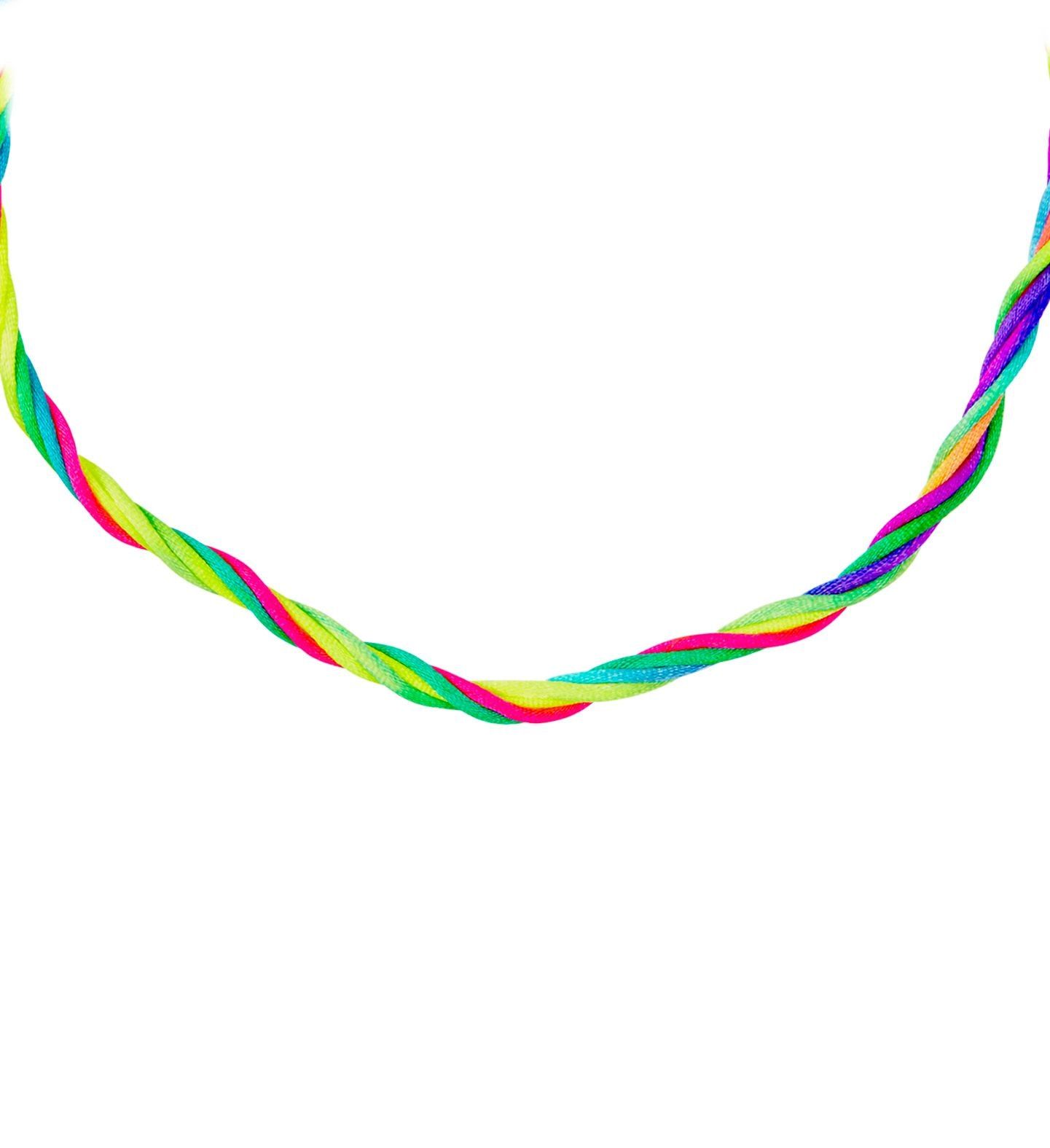 Neon multikleurige ketting