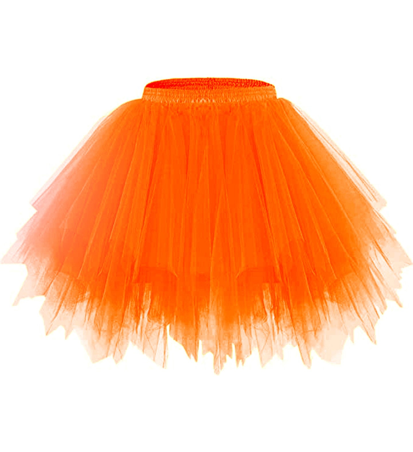Neon Oranje Dames Tutu met Binnenzak
