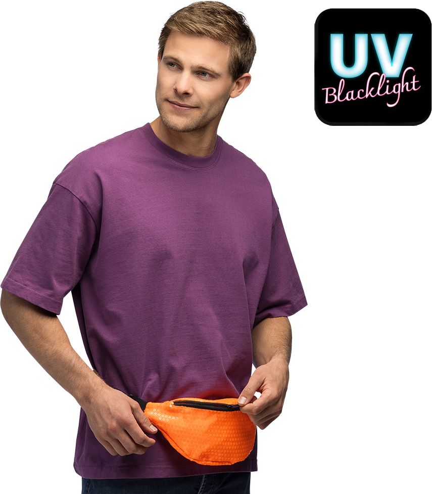 Neon Oranje Heuptasje met Rits