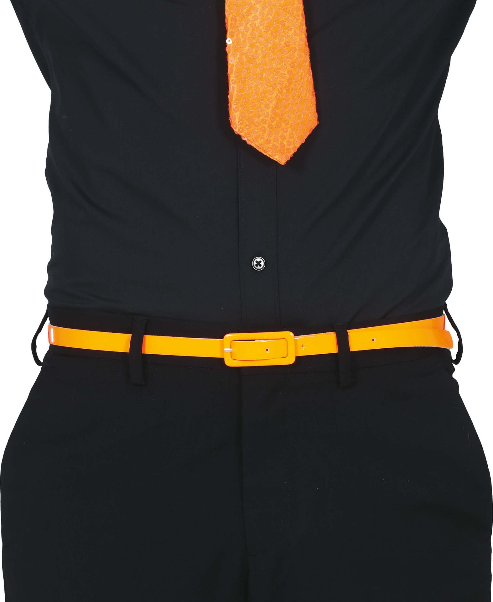 Neon oranje riem dames