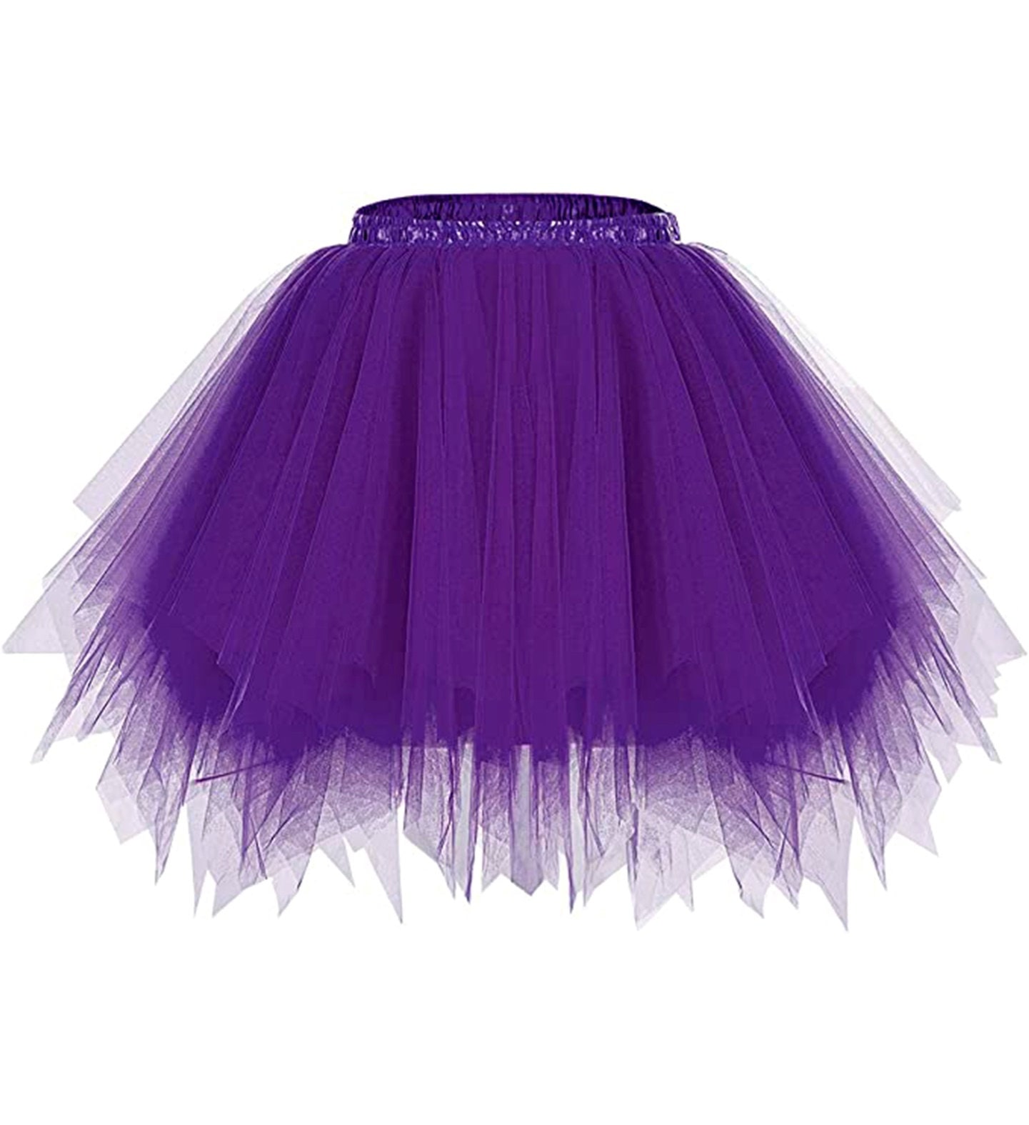 Neon Paarse Dames Tutu met Binnenzak