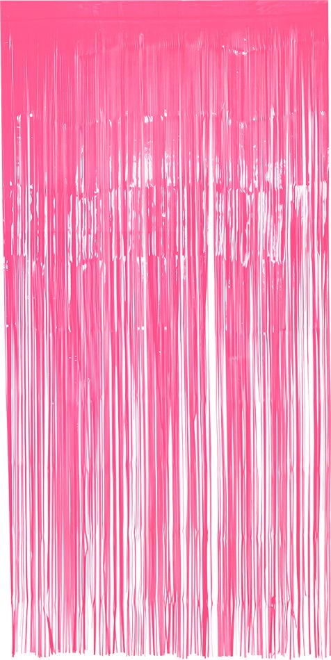Neon roze foliegordijn
