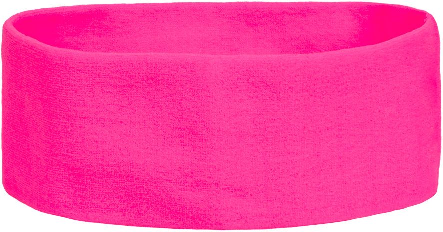 Neon roze retro hoofdband