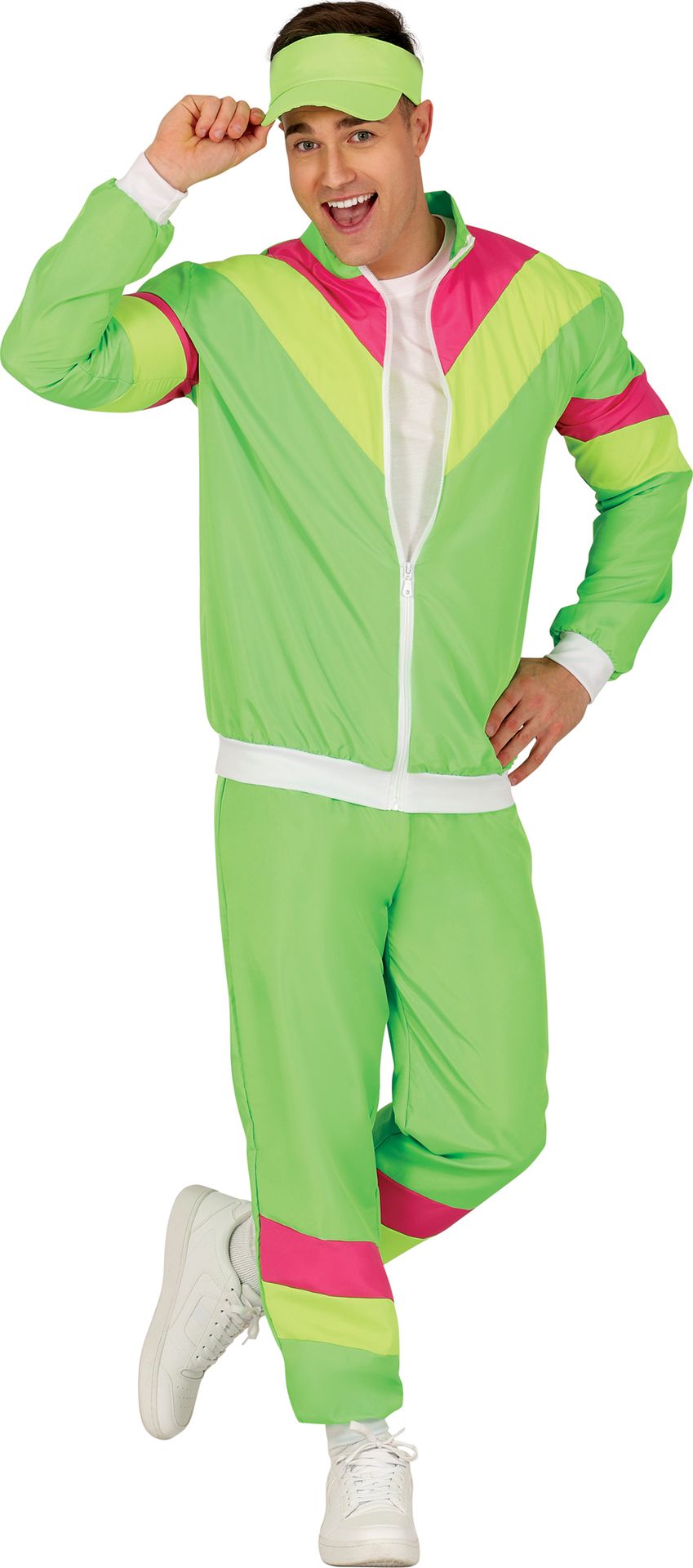 Neon Tracksuit 80's 90's Multicolor man