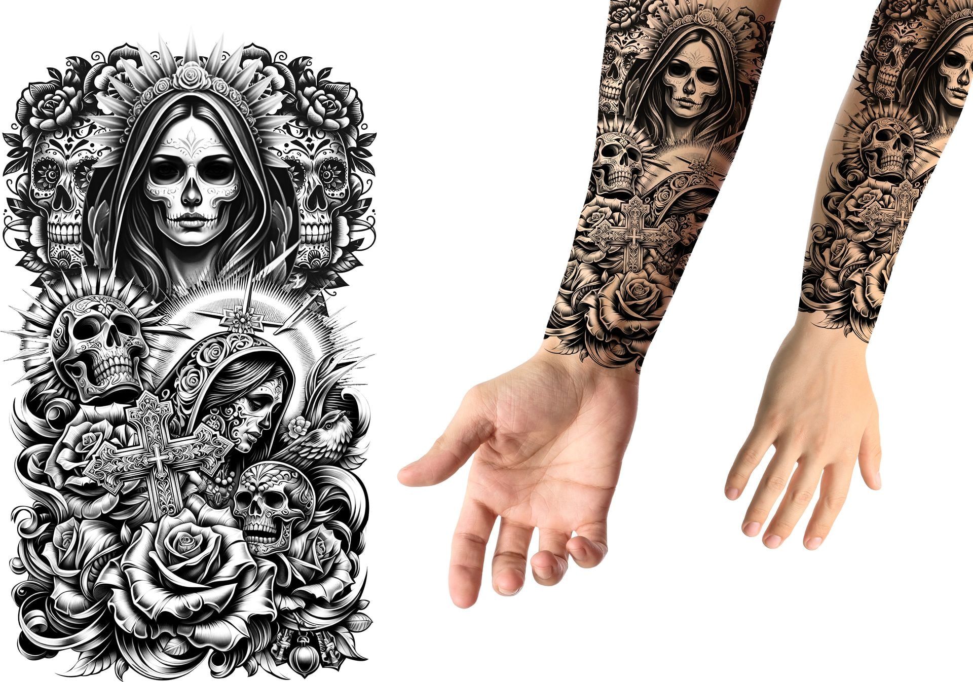 Nep Tattoo Catrina Dag van de Doden
