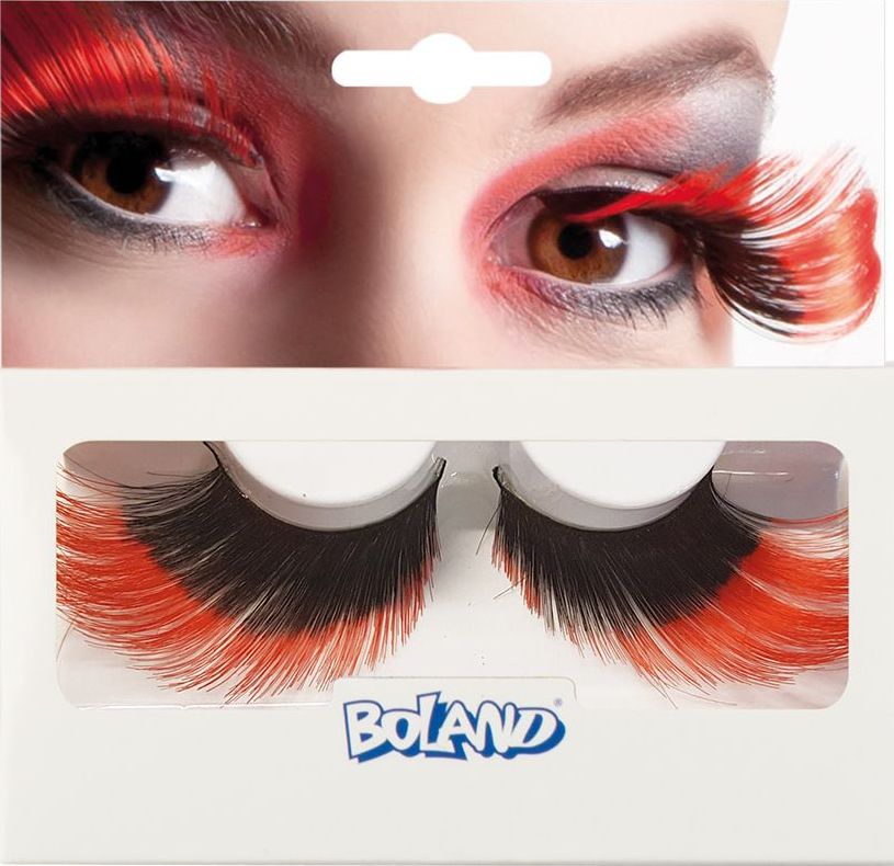 Nepwimpers flamboyant rood