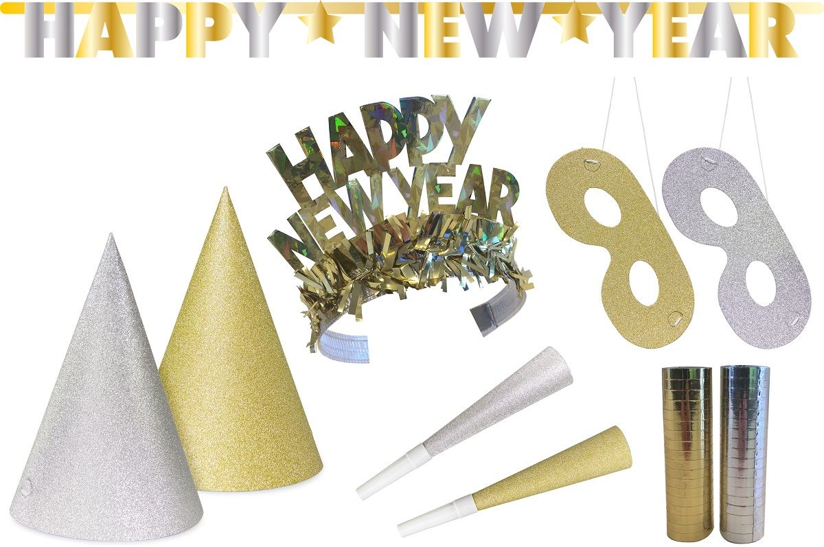 New years eve glitters feestpakket