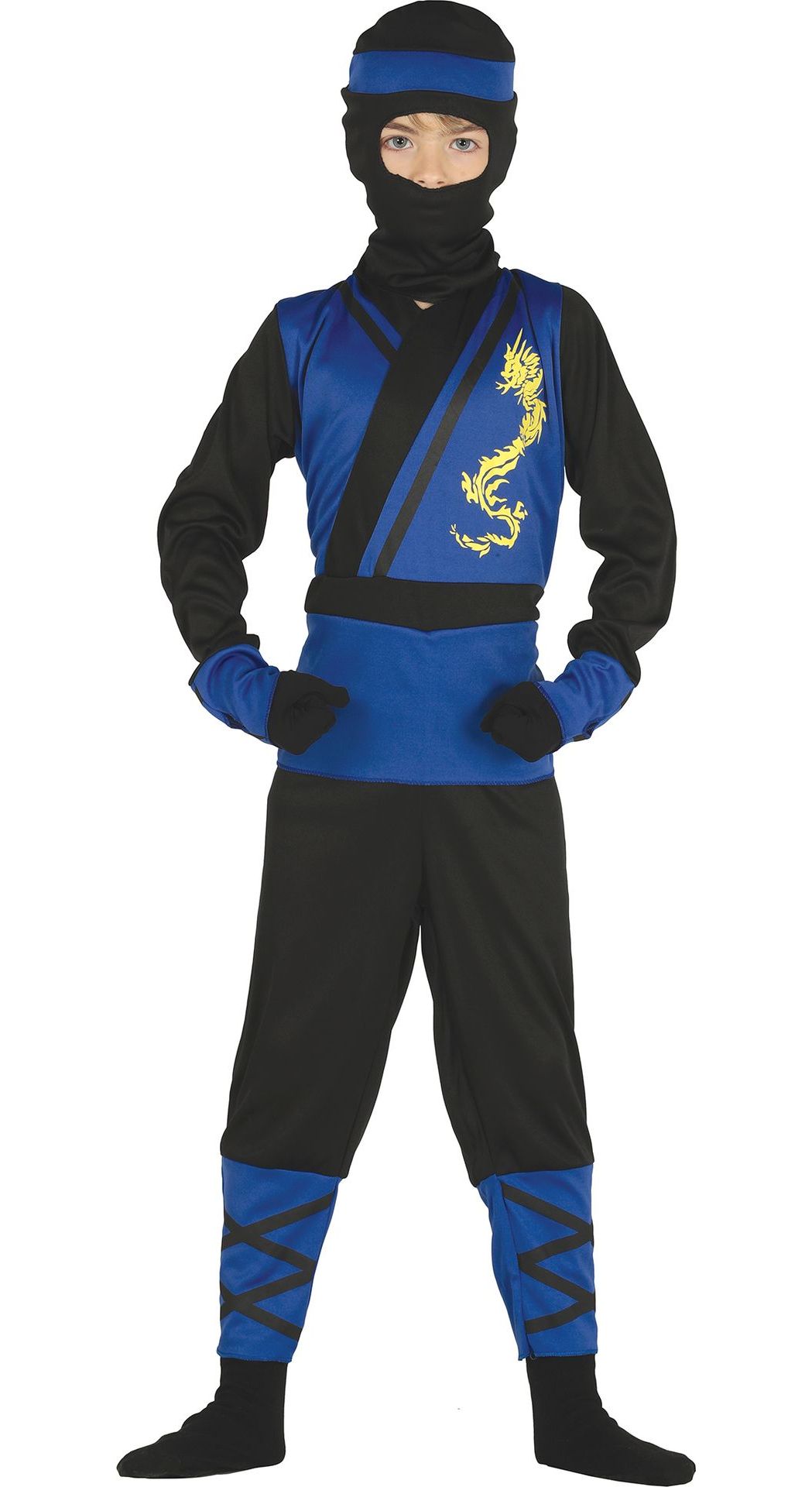 Ninja jumpsuit blauw