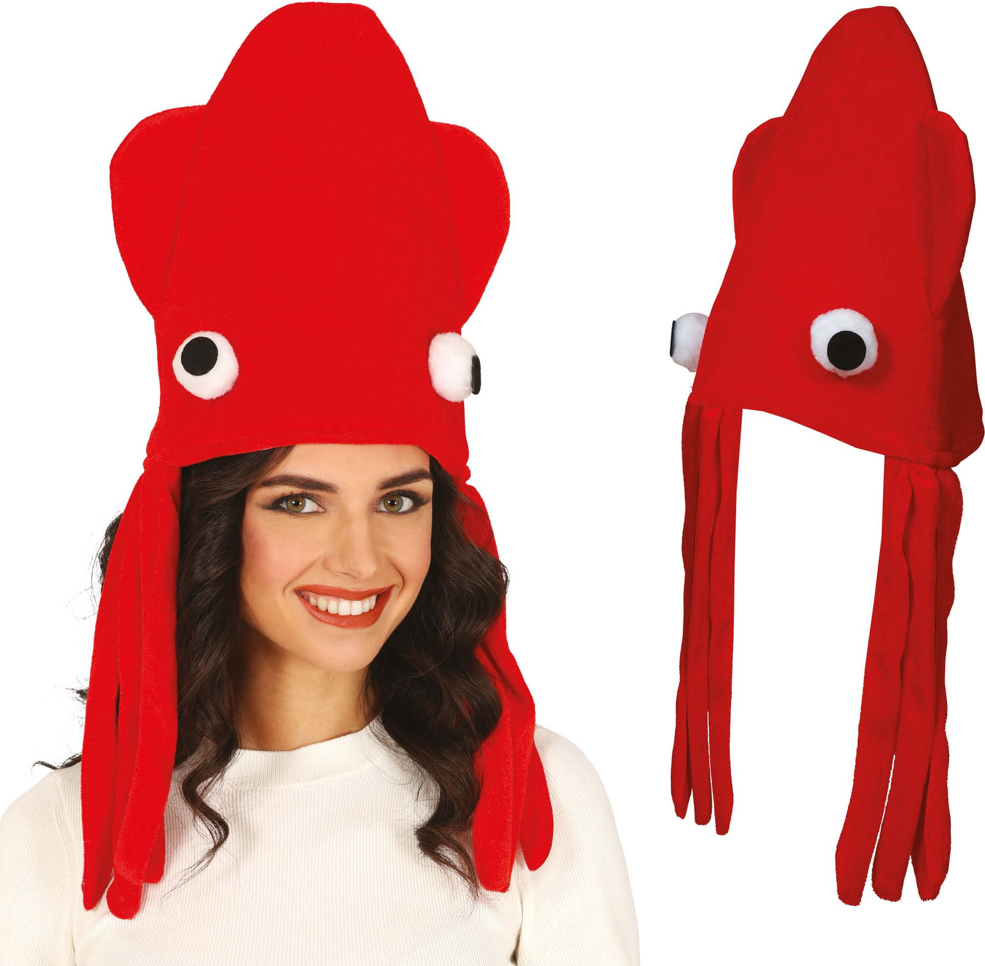 Octopus Hoed Rood