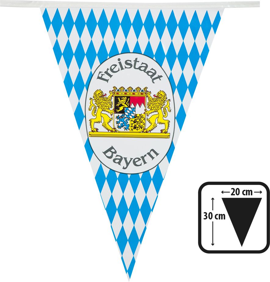 Oktoberfest bayern vlaggenlijn