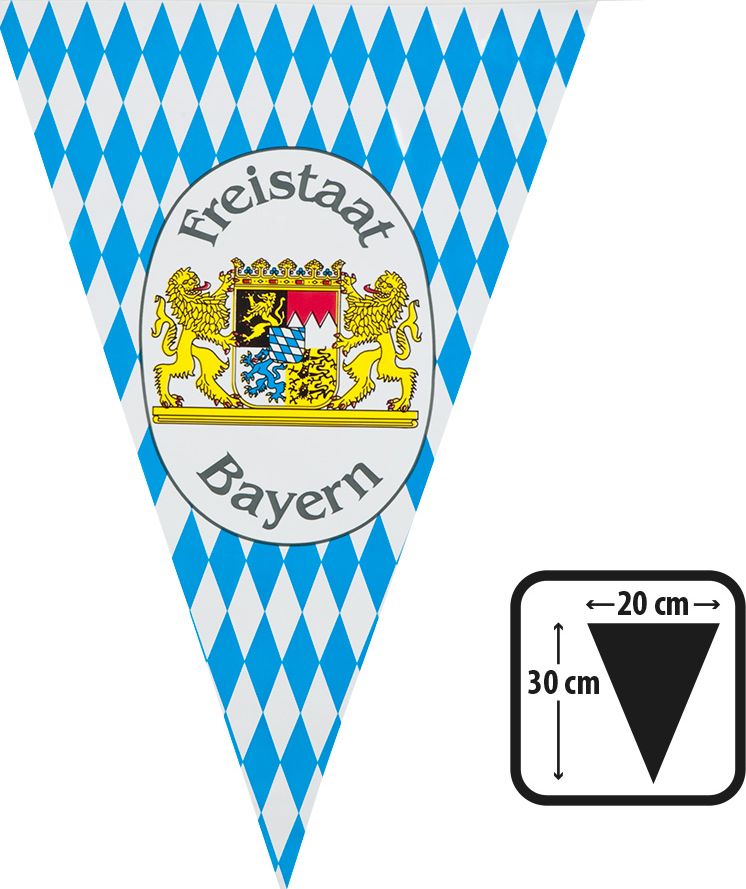 Oktoberfest bayern vlaggenlijn