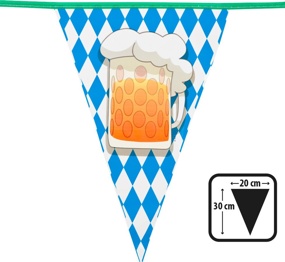 Oktoberfest bier vlaggenlijn