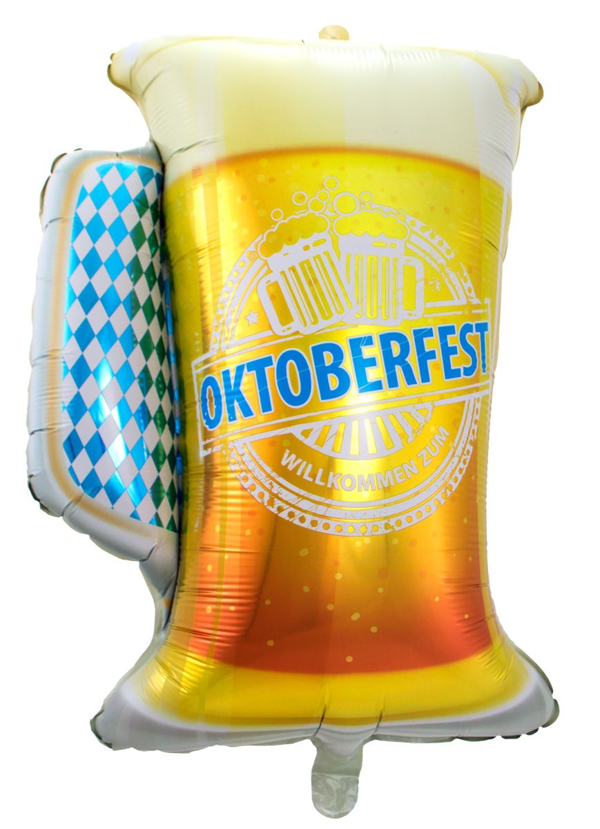 Oktoberfest bierpul folieballon
