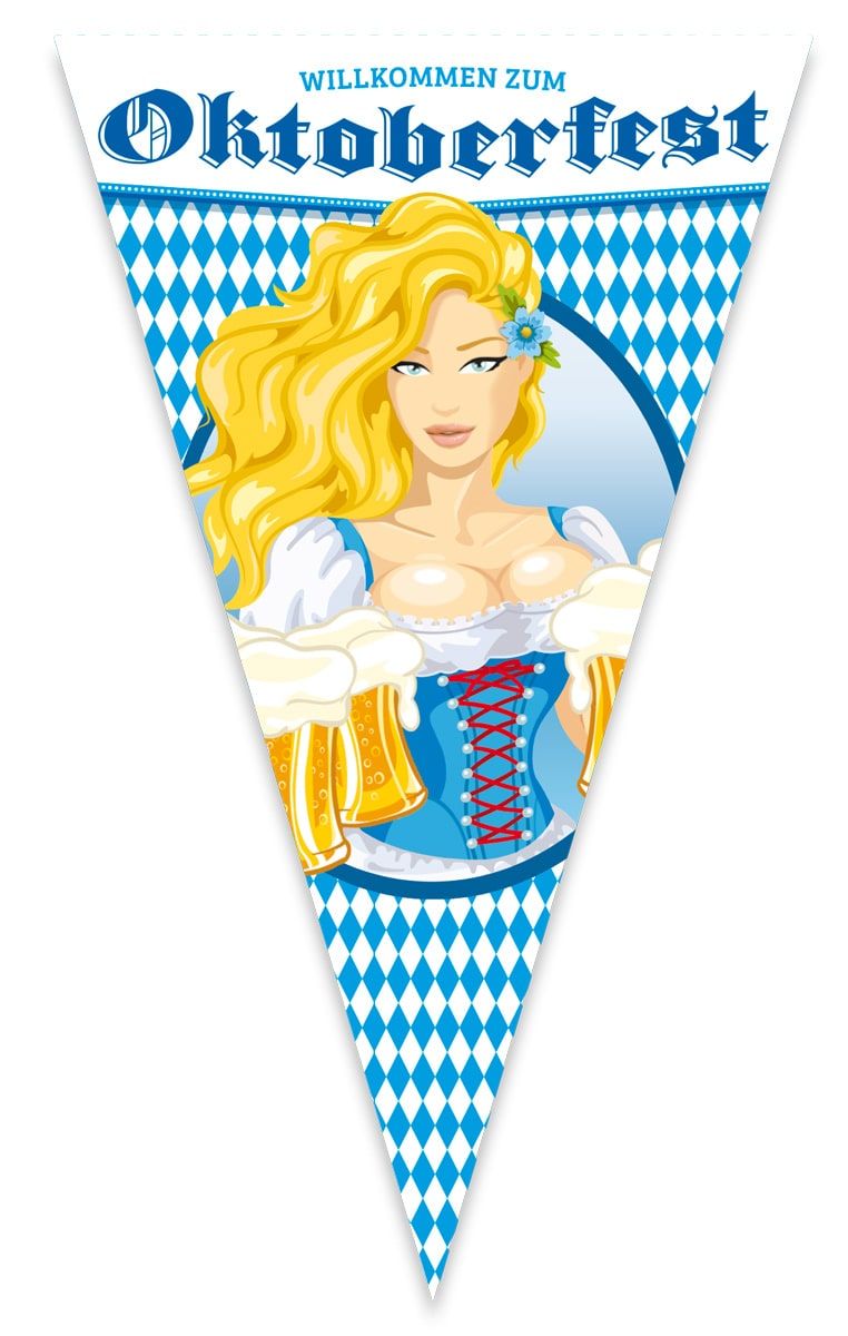 Oktoberfest bierpullen megavlag