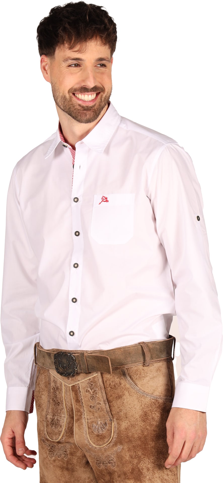 Oktoberfest Blouse Wit Heren