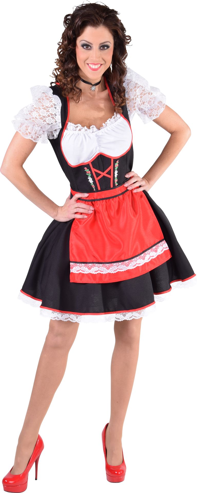 Oktoberfest drindl rood