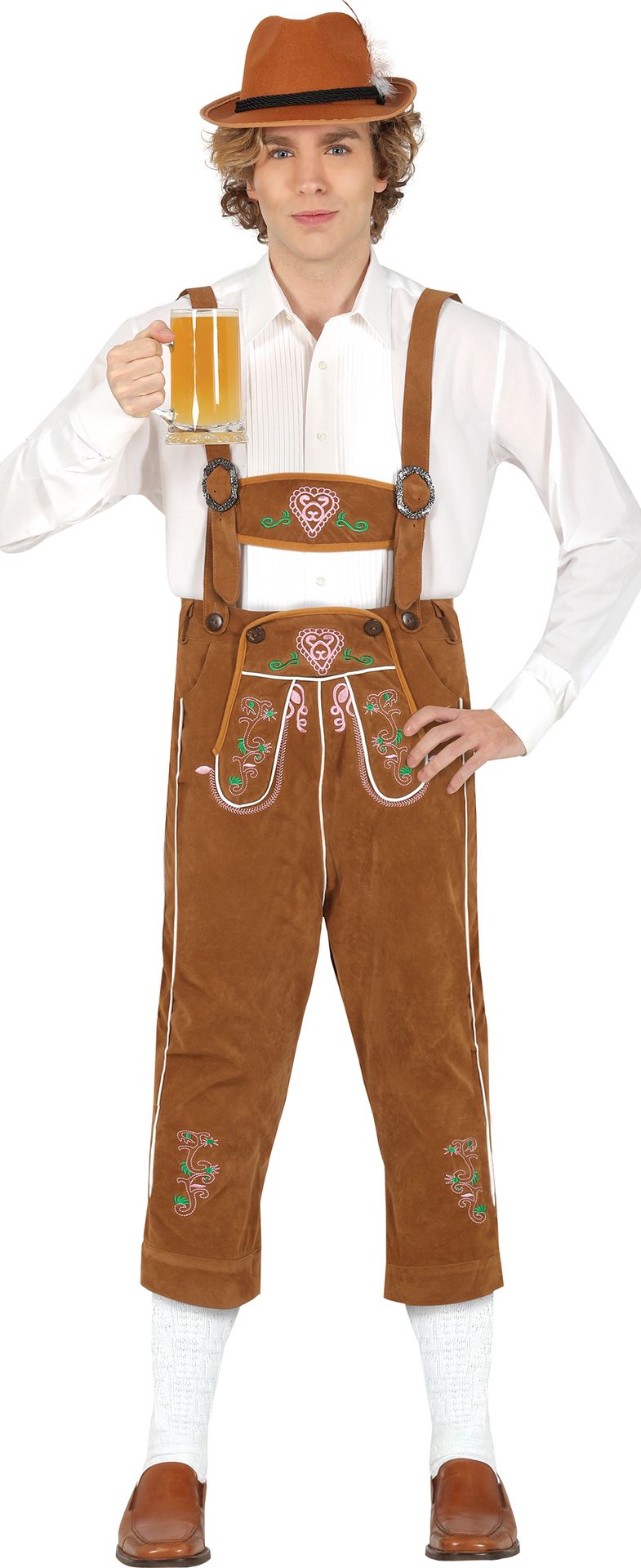 Oktoberfest lederhosen bruin