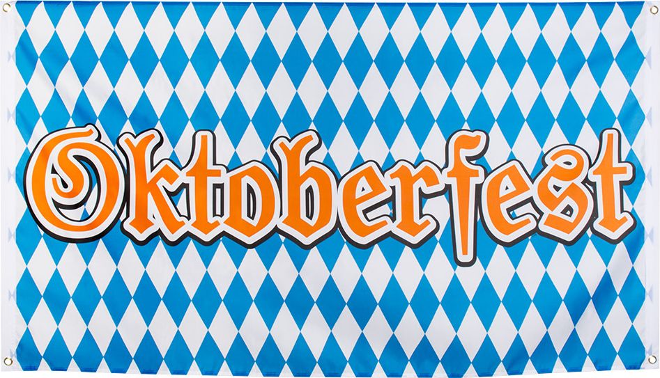 Oktoberfest party vlag