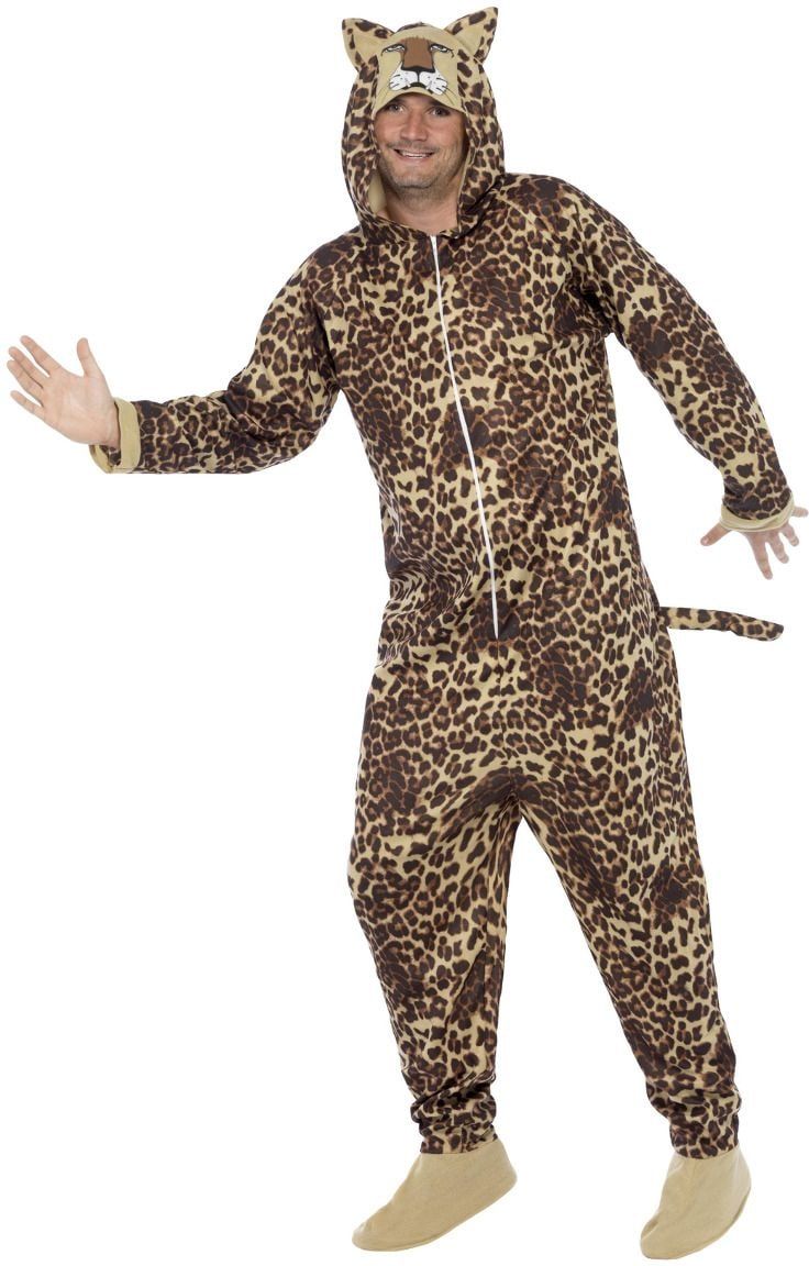 Onesie bruin luipaard