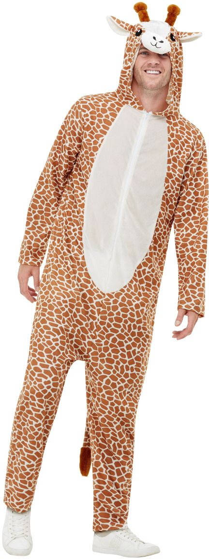 Onesie giraffe bruin