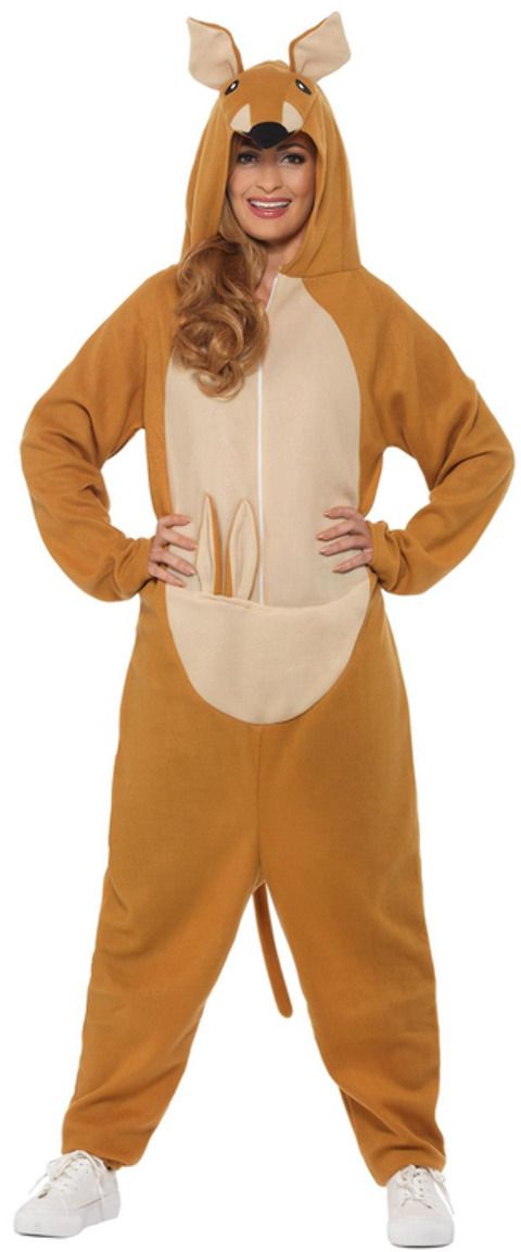 Onesie kangeroe bruin