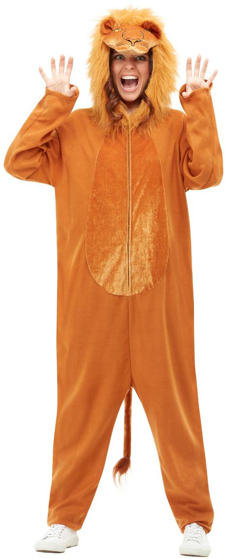 Onesie leeuwen bruin