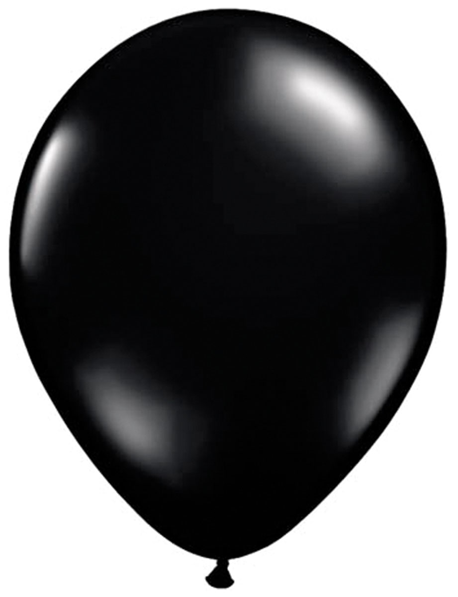 Onyx zwarte ballonnen 100 stuks 28cm