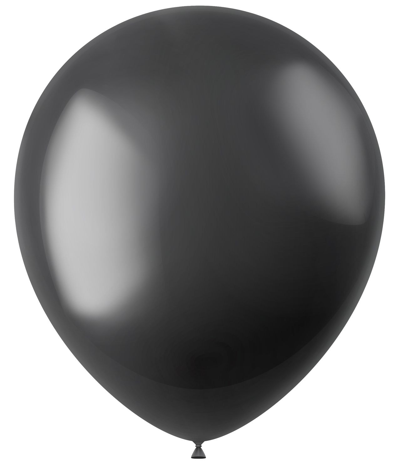 Onyx zwarte metallic ballonnen 100 stuks
