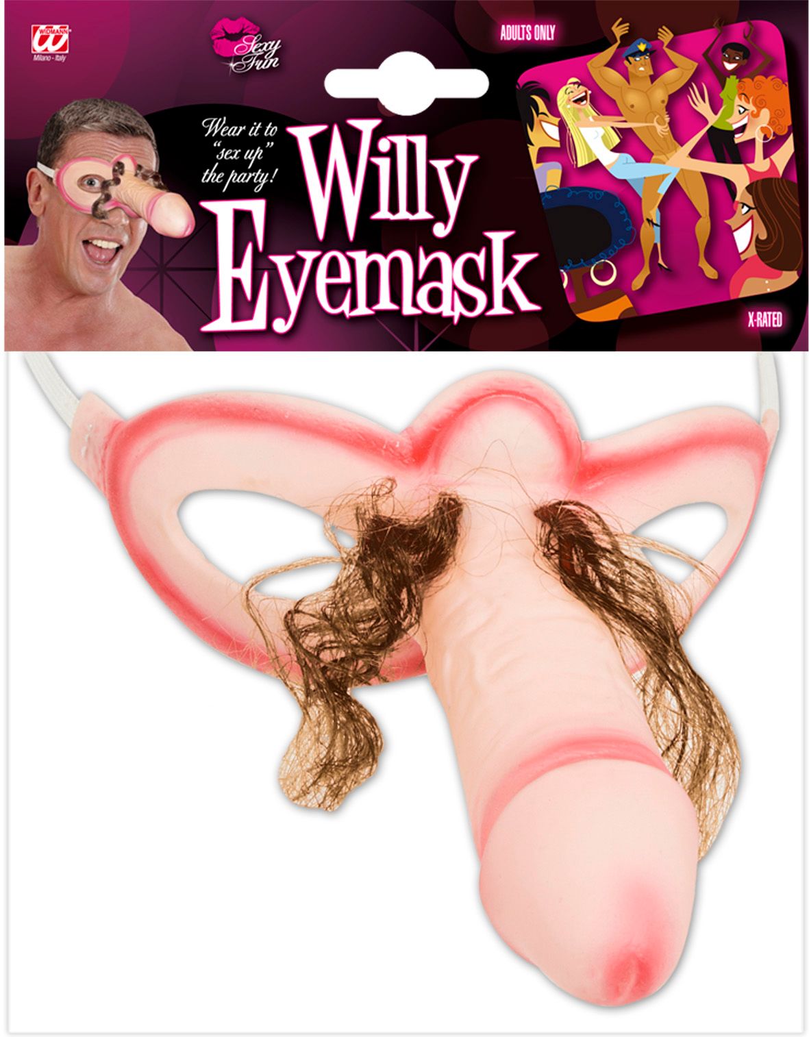 Oogmasker met piemel