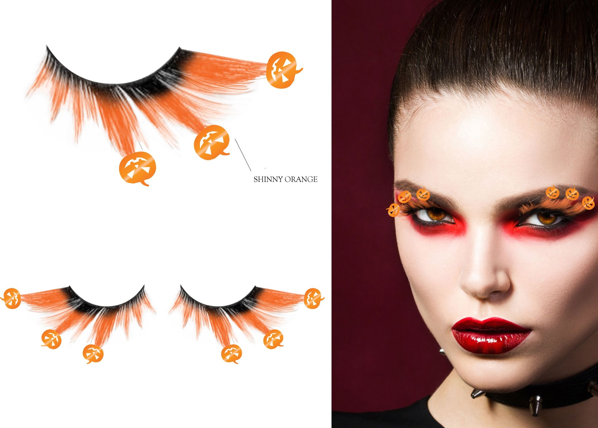 Oogwimpers pompoenen halloween