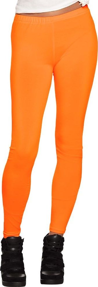 Opaque legging neon oranje