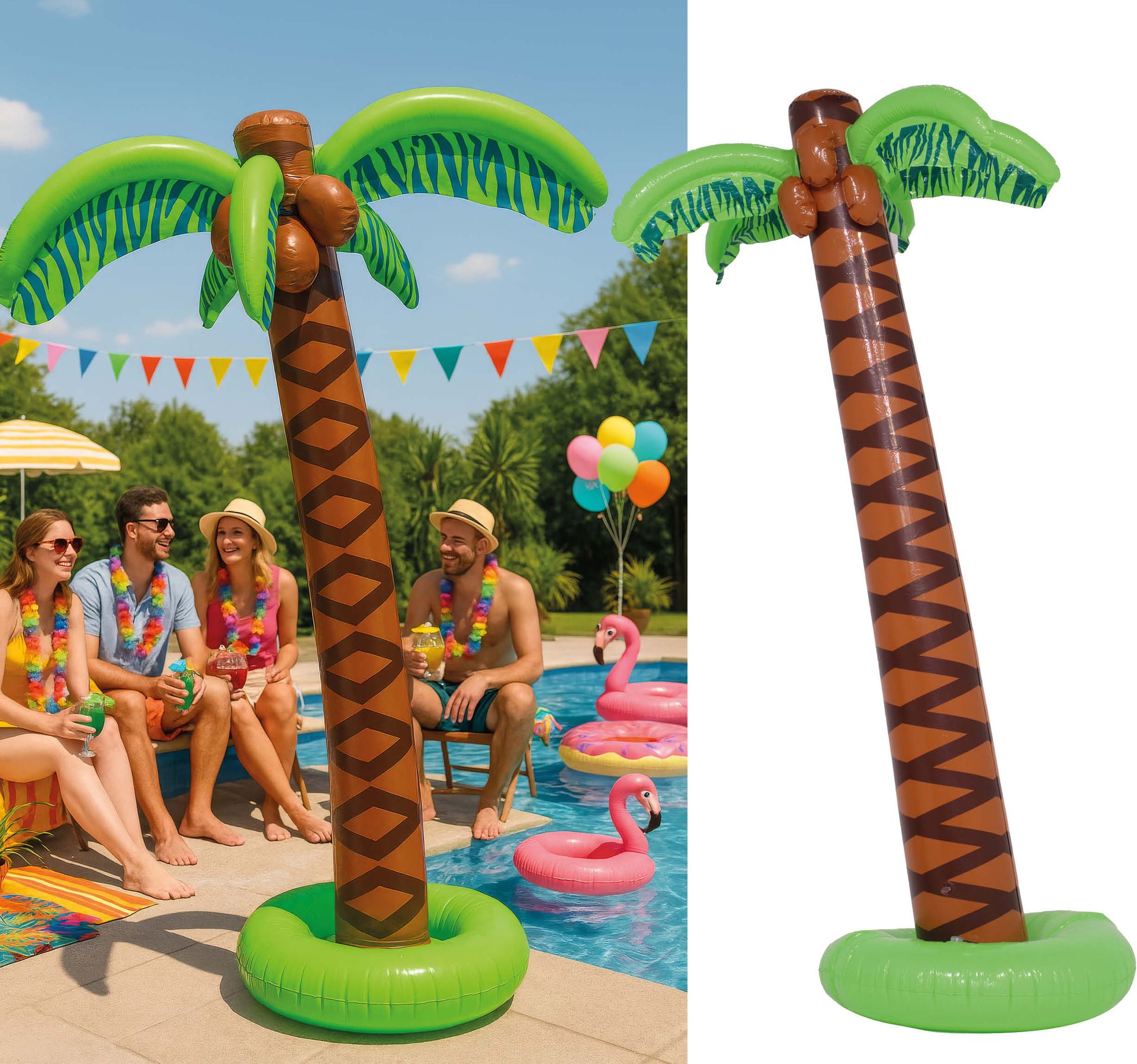Opblaasbare Palmboom 180 Cm