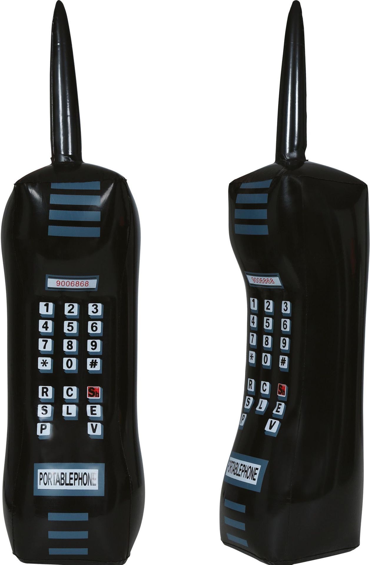 Opblaasbare Zwarte Telefoon