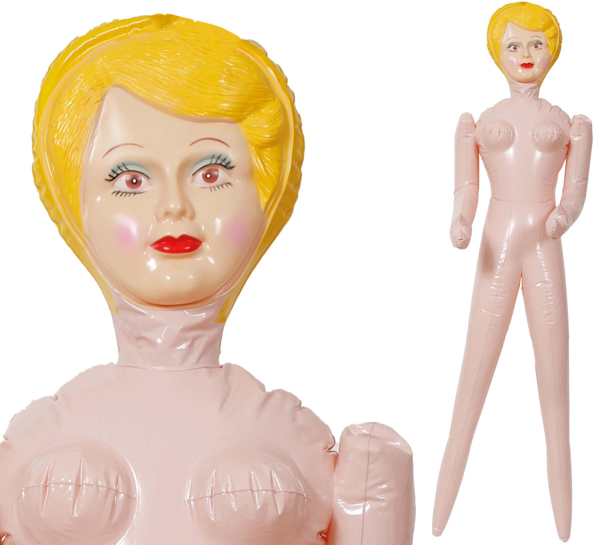 Opblaaspop Vrouw Blond