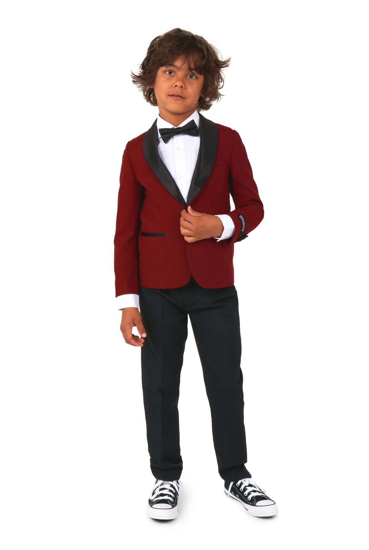 Opposuits Boys' Tuxedo Hot Burgundy Rood