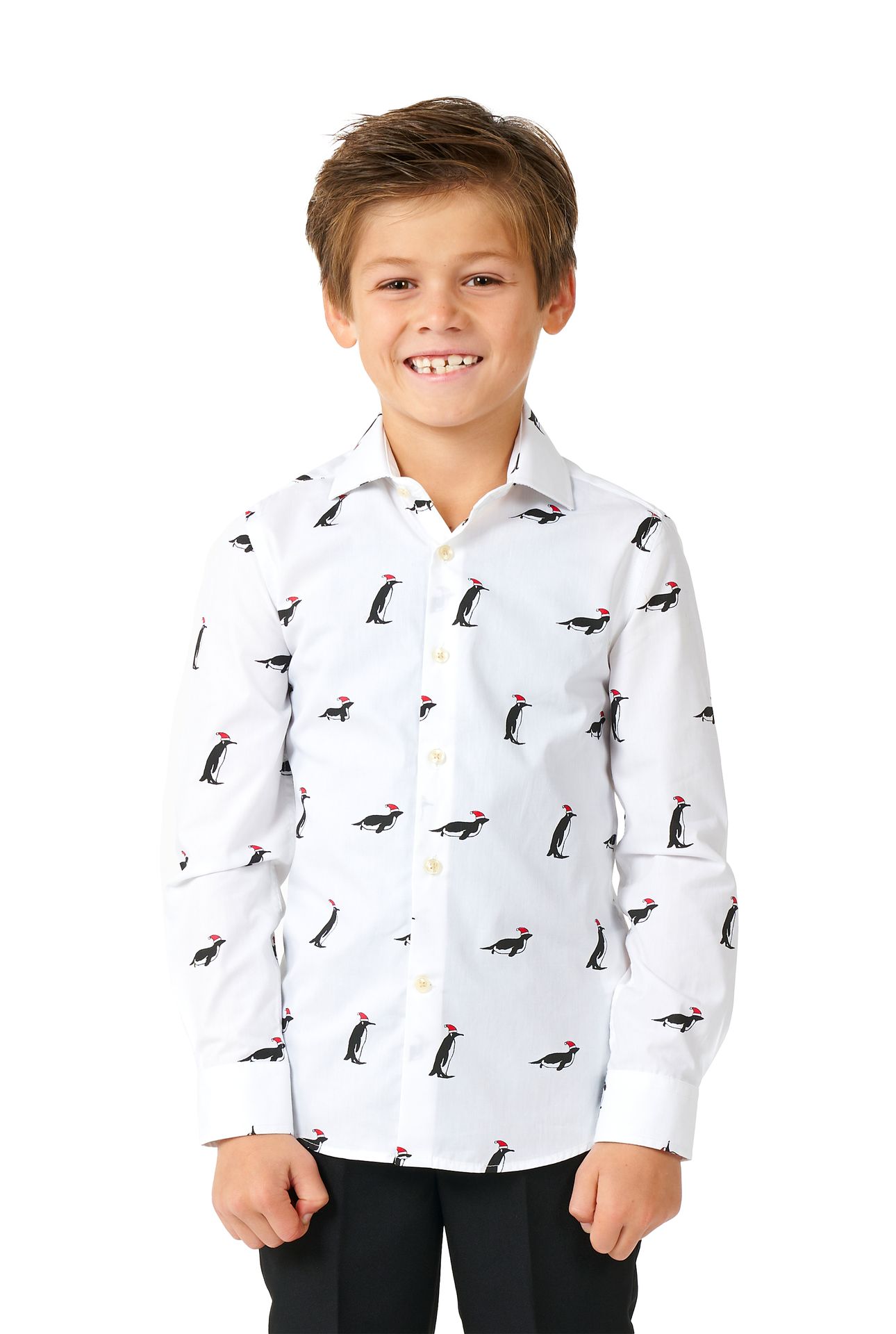 Opposuits Christmas Penguins blouse jongens