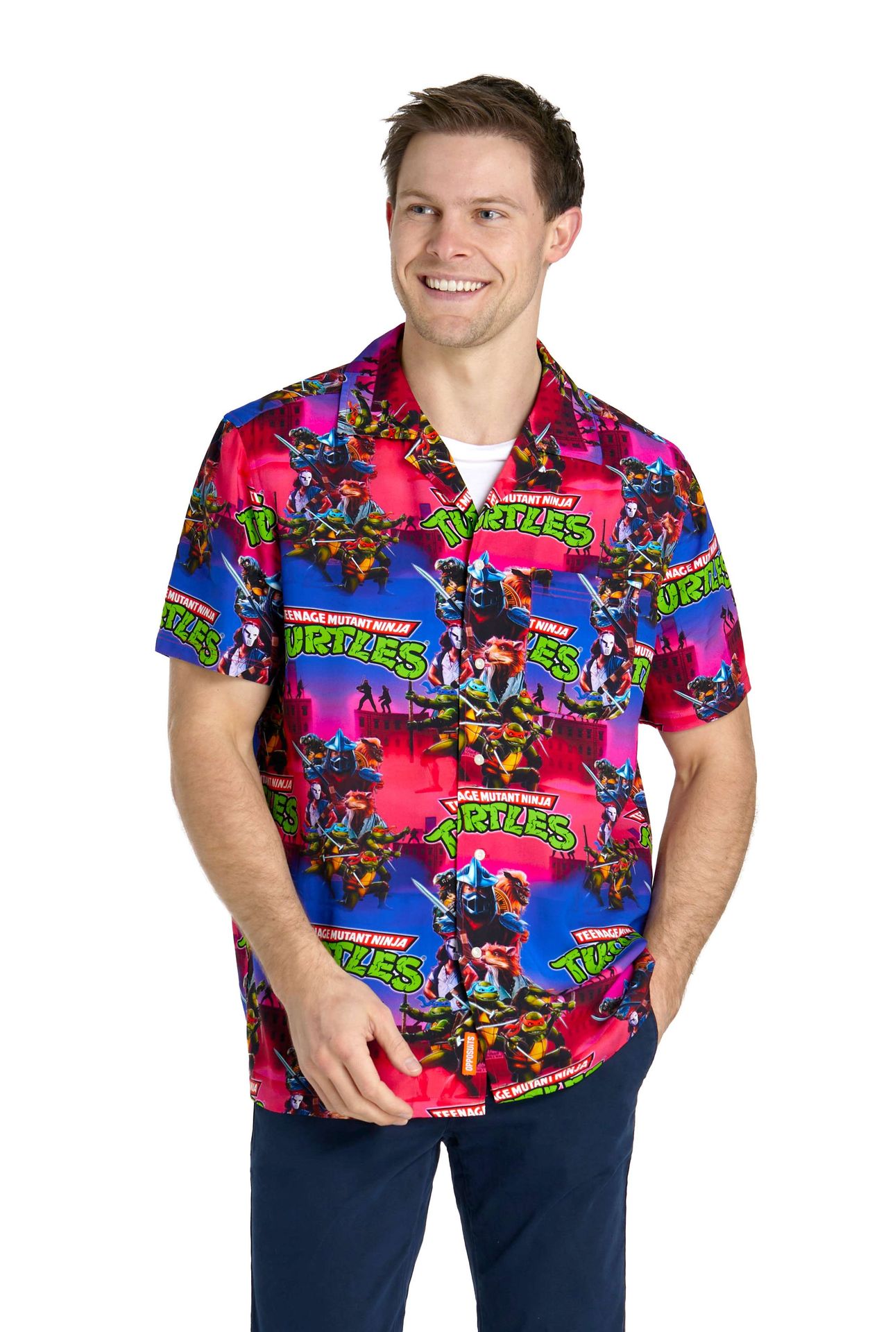 Opposuits Men's Hawaiians Shirt TMNT™ Dude!