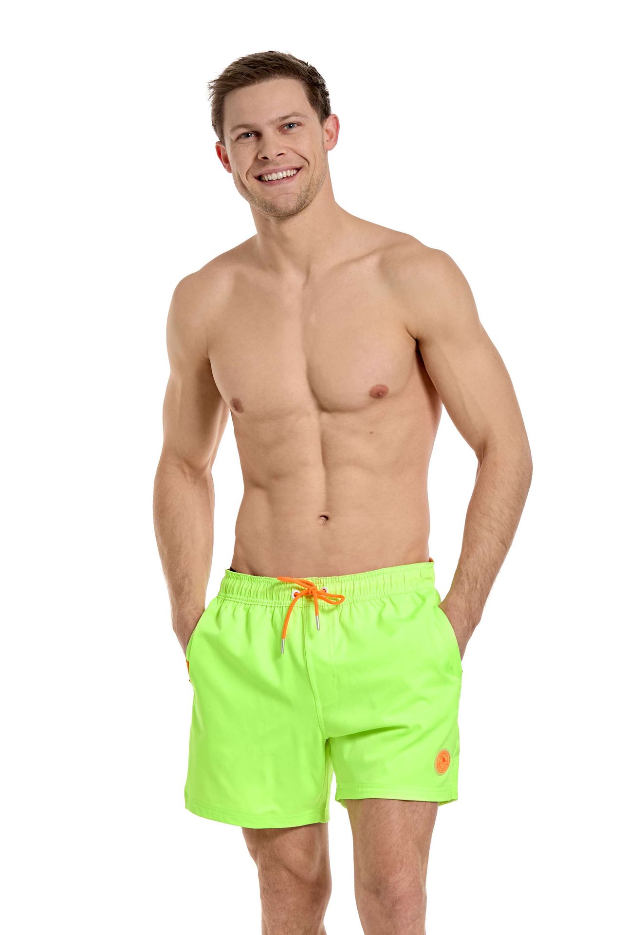 Opposuits Men's Zwembroek Neon Lucky Lime Groen