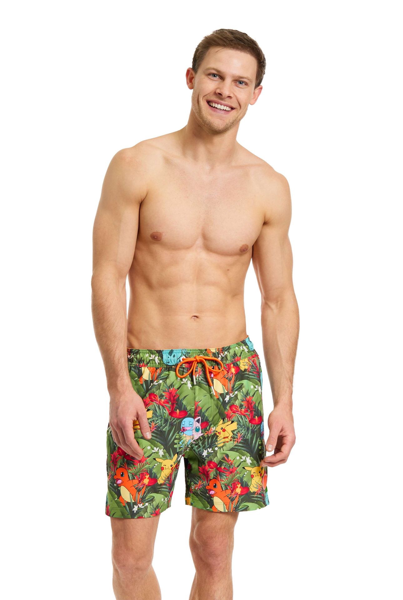 Opposuits Men's Zwembroek Pokémon™ Tropical Forest
