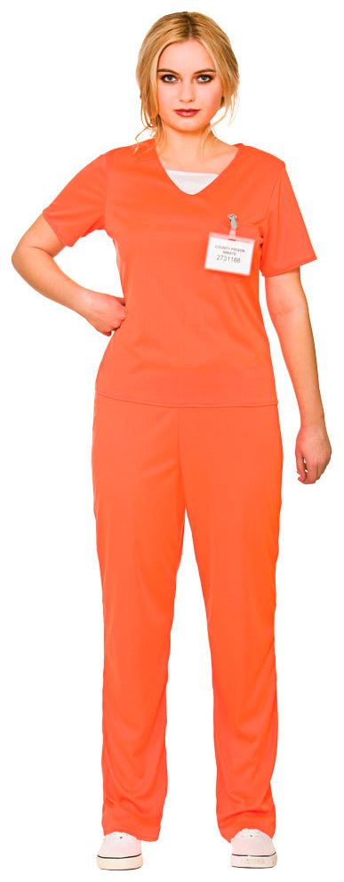 Oranje gevangenis pak vrouw