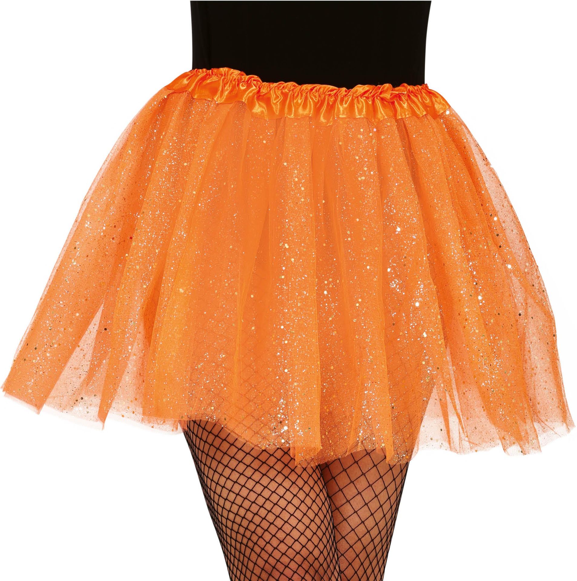 Oranje Glitter Tutu Dames