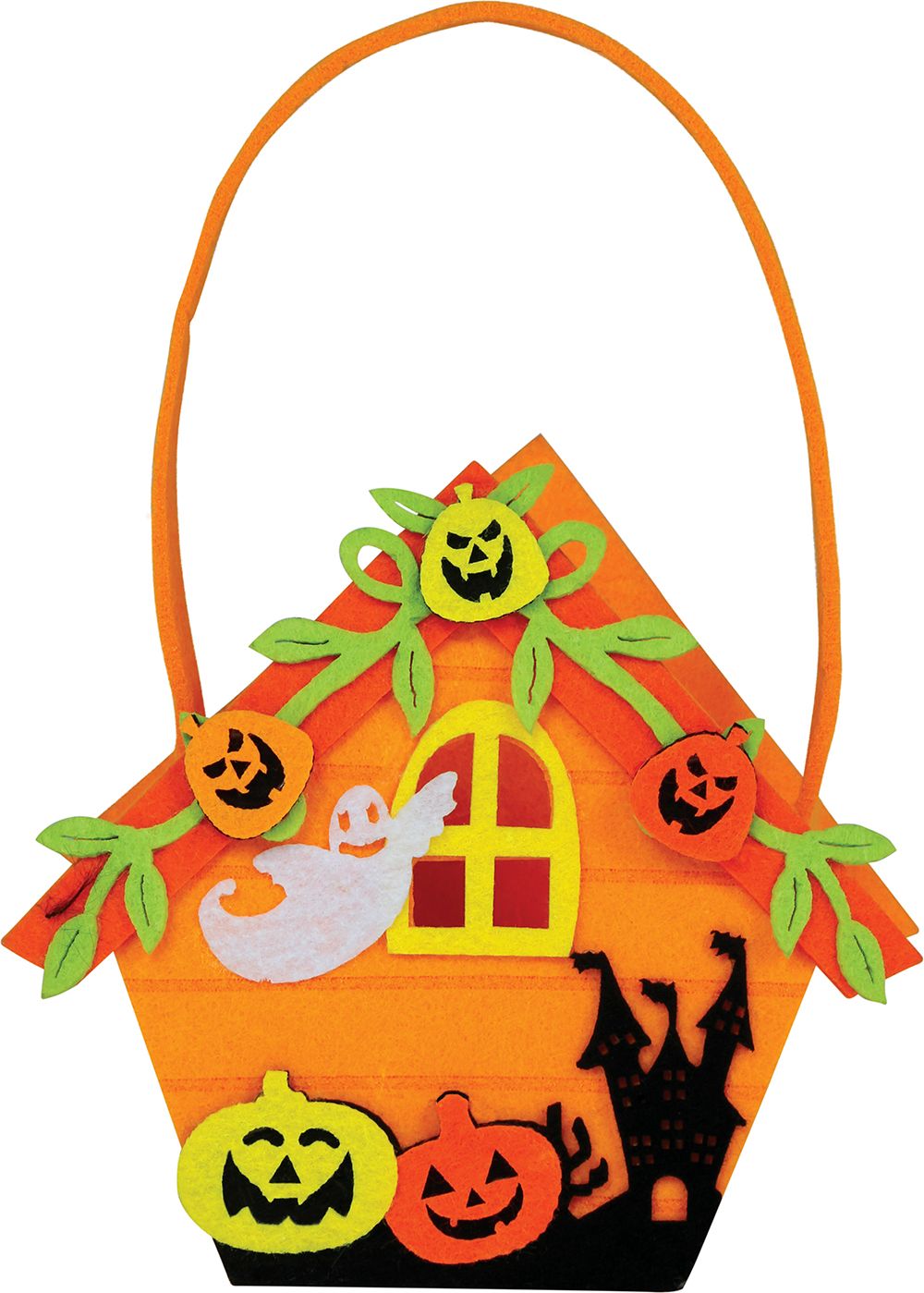 Oranje Heksenhuis Mandje