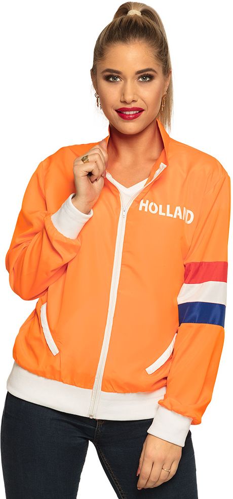 Oranje holland trainingsjasje dames