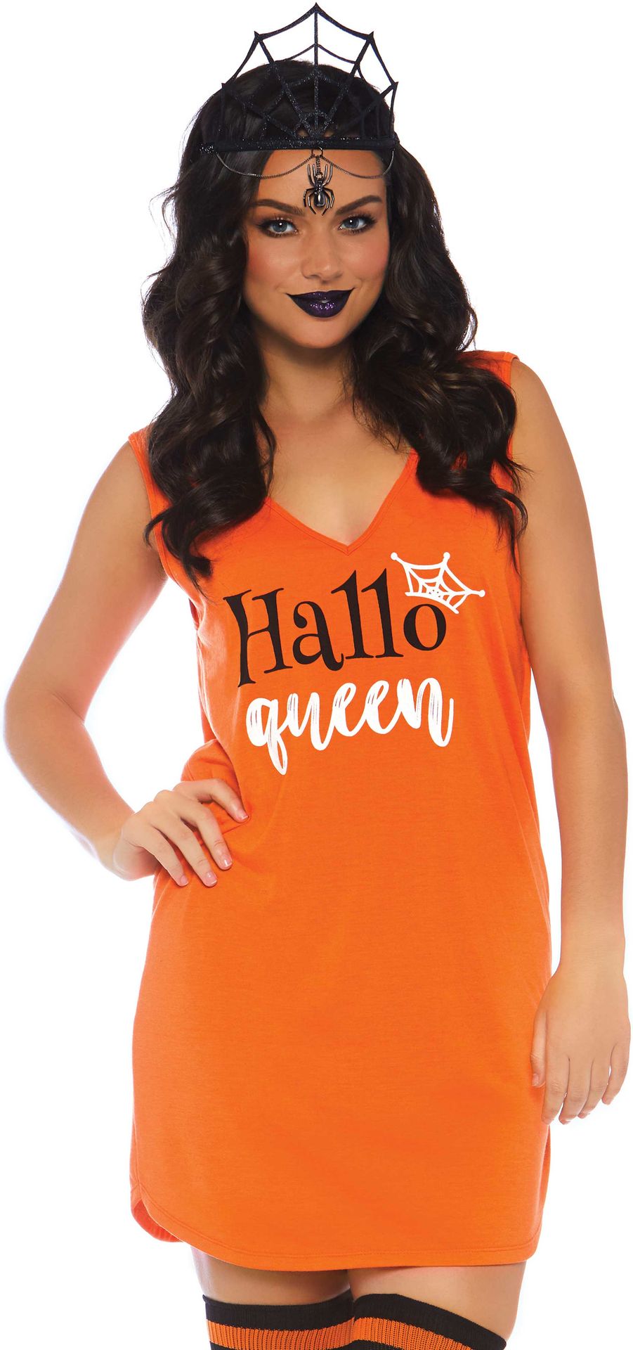 Oranje jurk halloween